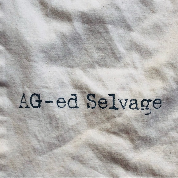 AG Selvedge Japanese Denim Heavily Distressed Jeans with Pure S925 Rivet - Picture 13 of 13